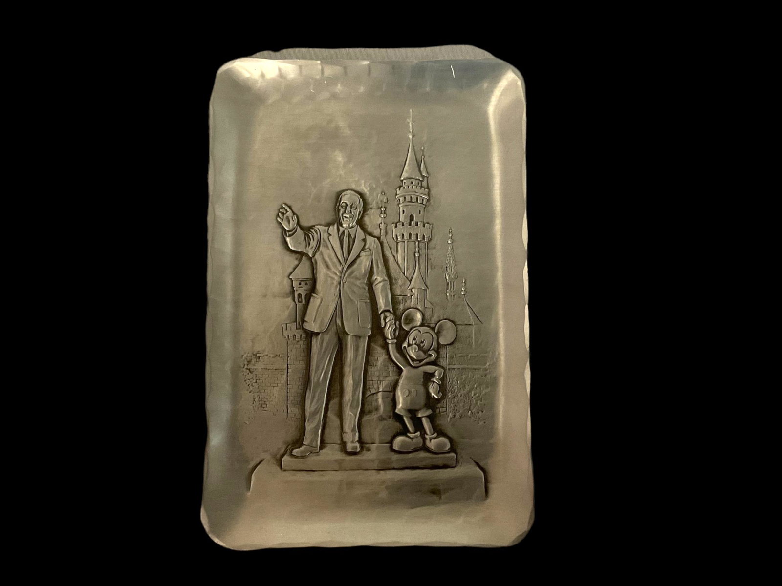Hand Forged Pewter Plaque Walt Disney/Mickey Mouse (1 of 5)