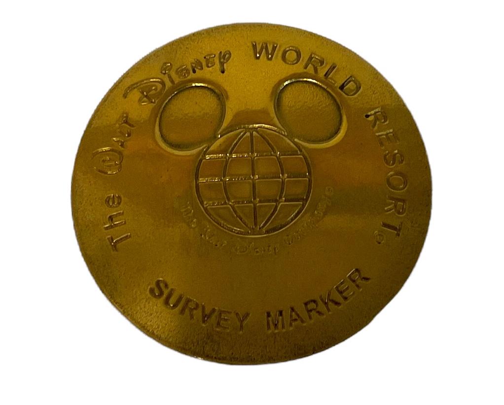 The Walt Disney World Resort Brass Survey Marker (1 of 3)