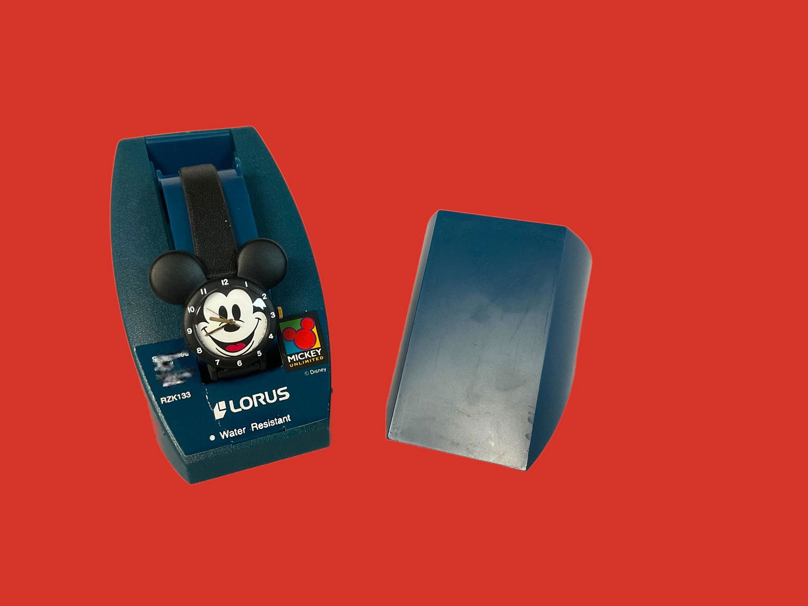 Disney Mickey Mouse Watch: Disney Mickey Mouse Watch, Made for Lorus by Seiko, Watch face measures 1”, Condition Not Tested, see photographs