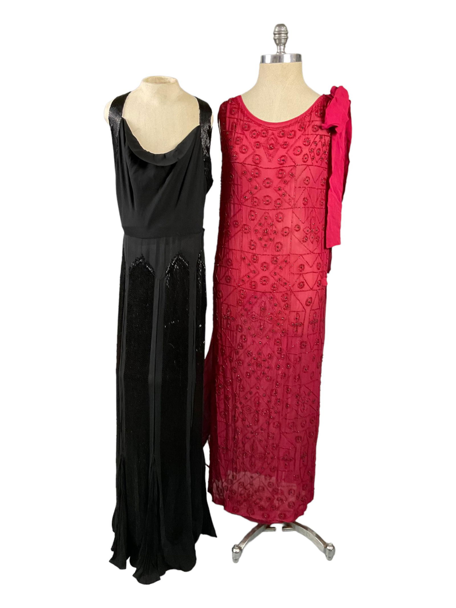 2 Vintage 1920s Evening Wear Dresses (1 of 17)