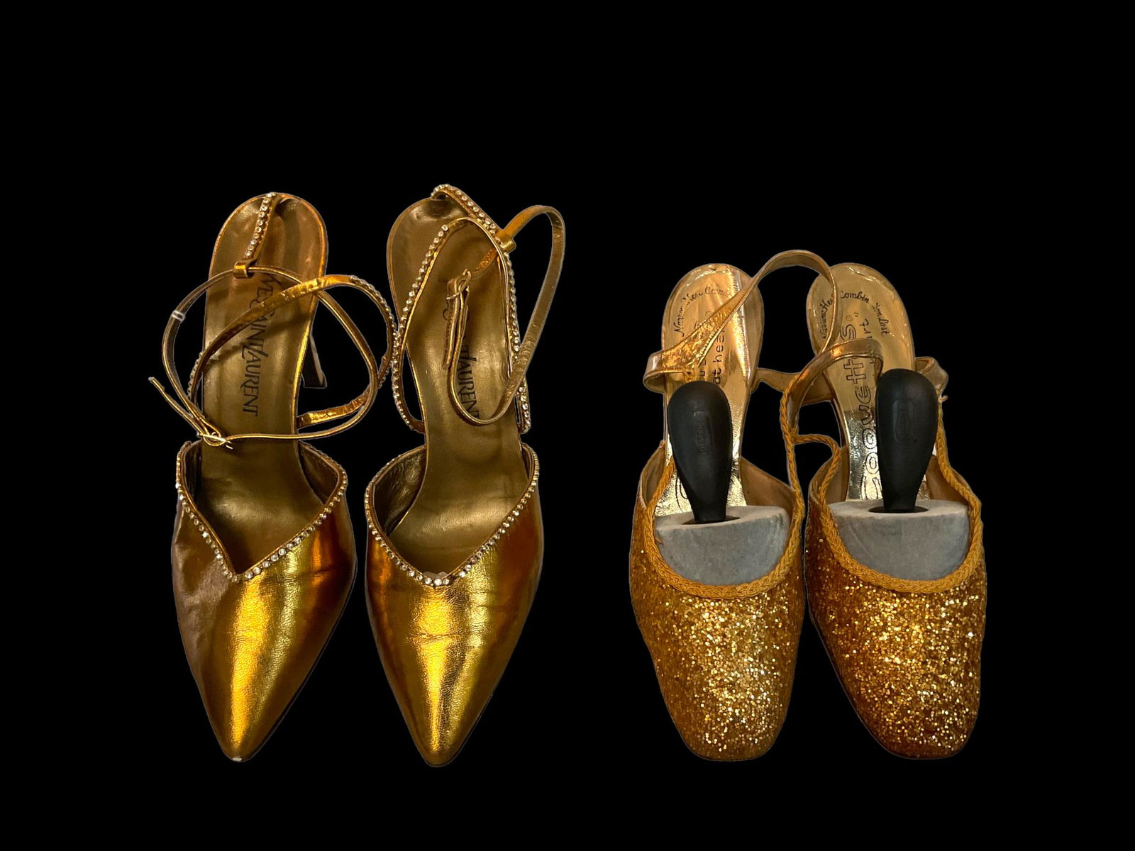 2 Pairs of Vintage Shoes by Yves Saint Laurent and Coquettes (1 of 5)