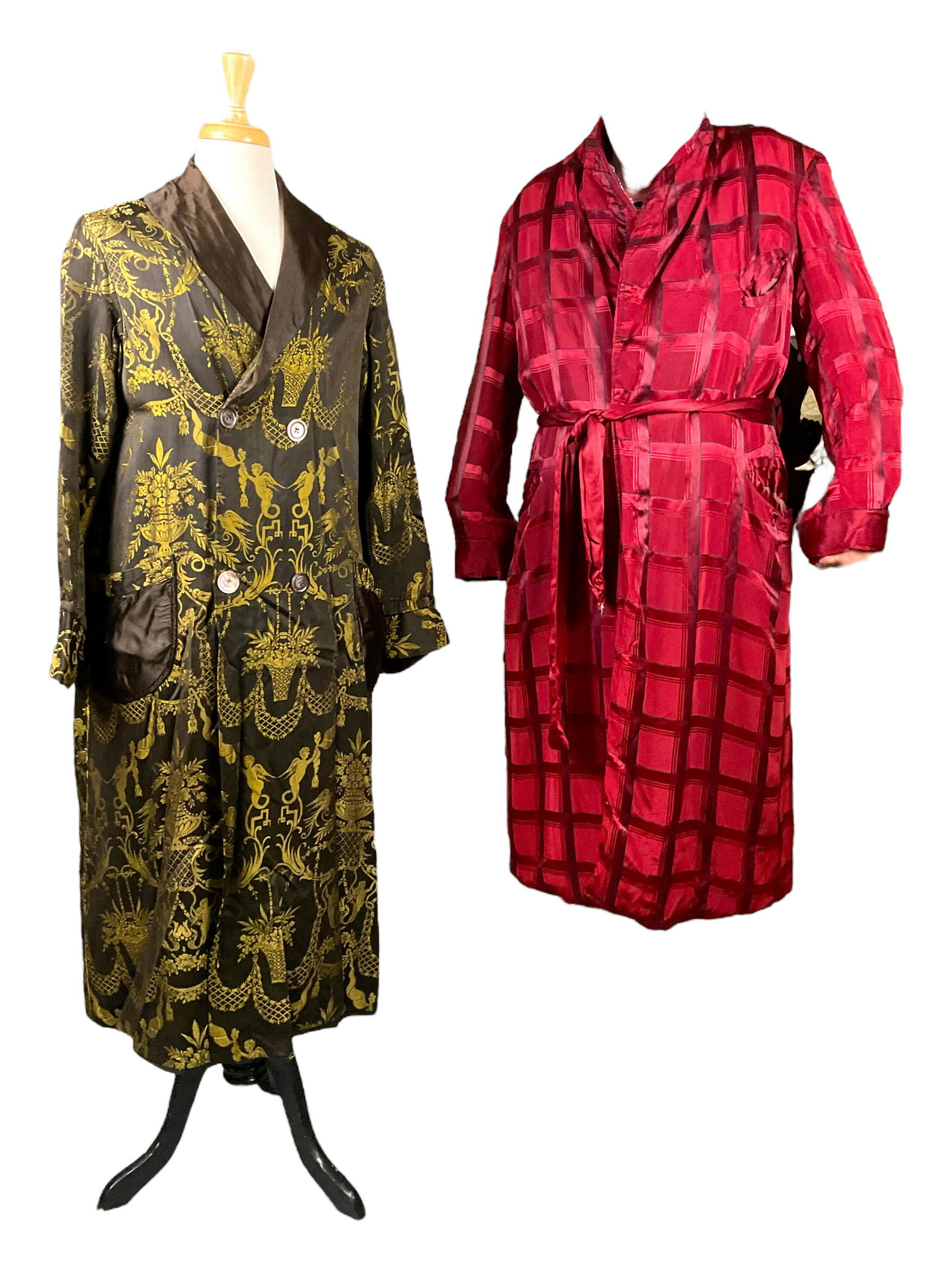 2 Vintage Mens Night Jackets, Robes (1 of 4)