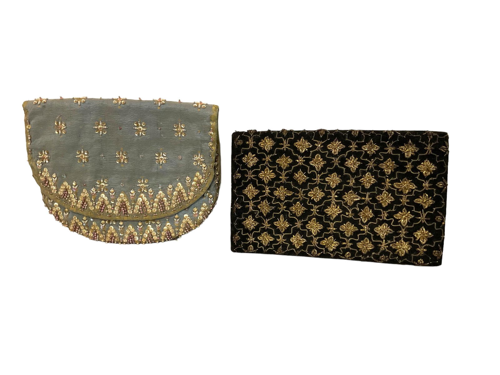 2 Vintage Beaded Clutch Purses From Italy and India (1 of 6)