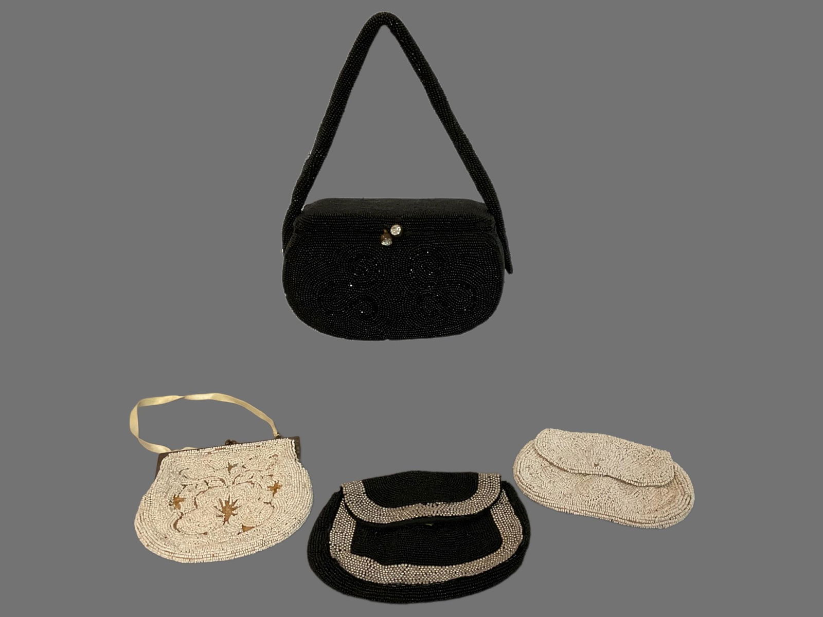 4 Antique, Vintage Beaded Bags (1 of 8)