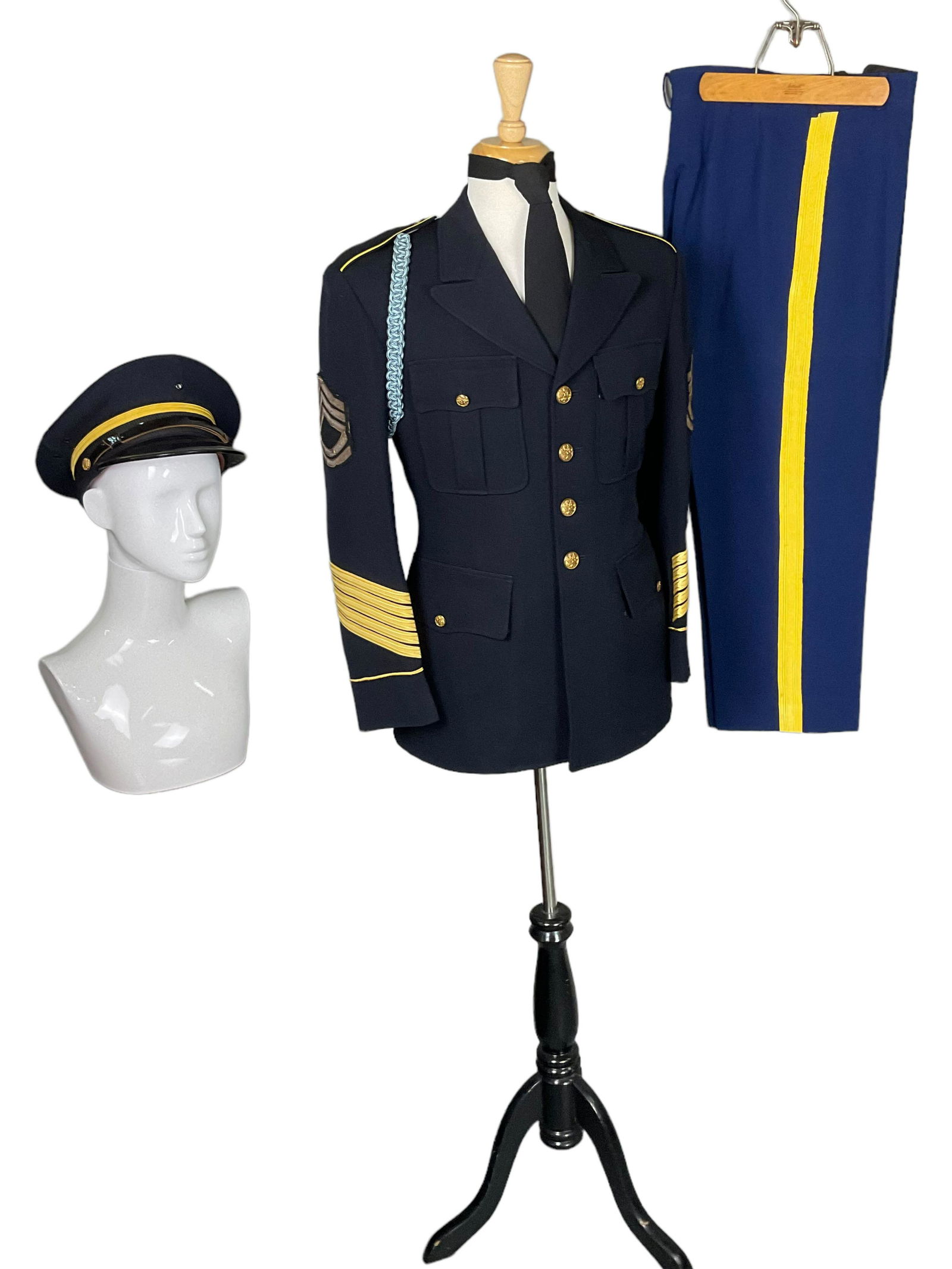US Army Sergeant 1st Class Dress Blues Uniform (1 of 13)