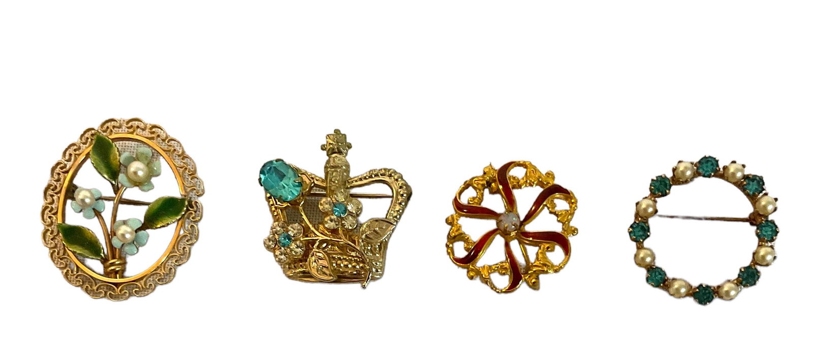 Collection of 4 Vintage Brooches (1 of 4)