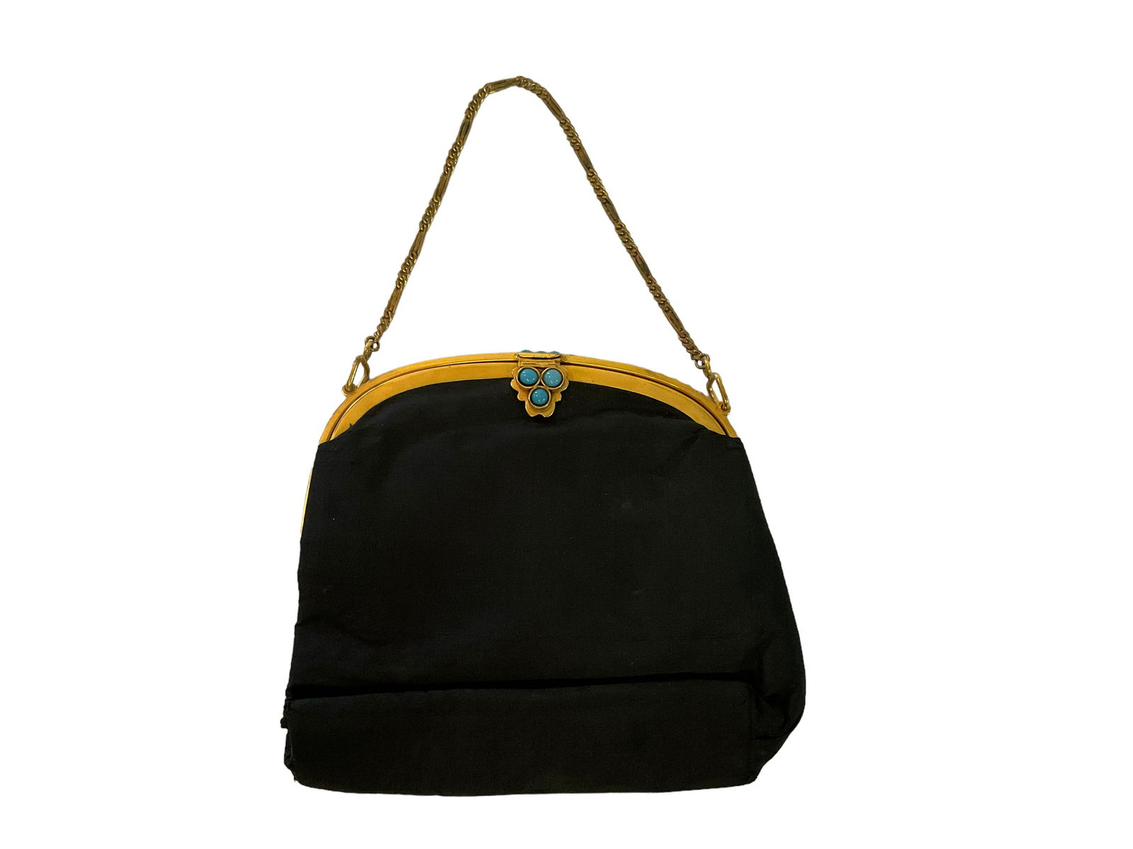 Vintage Black Evening Purse Handmade Janpath, New Delhi (1 of 8)