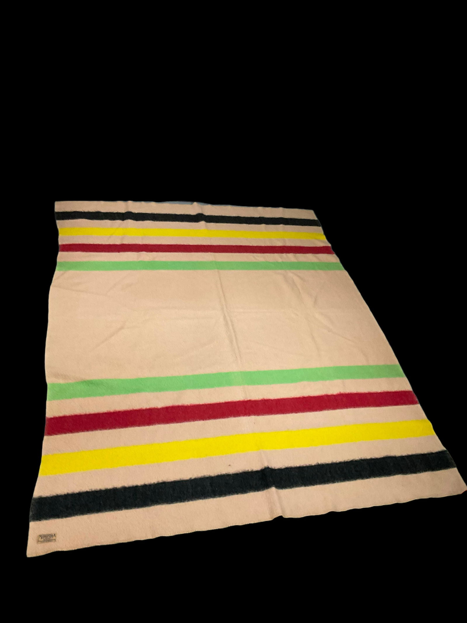 Vintage Mariposa Wool Blanket