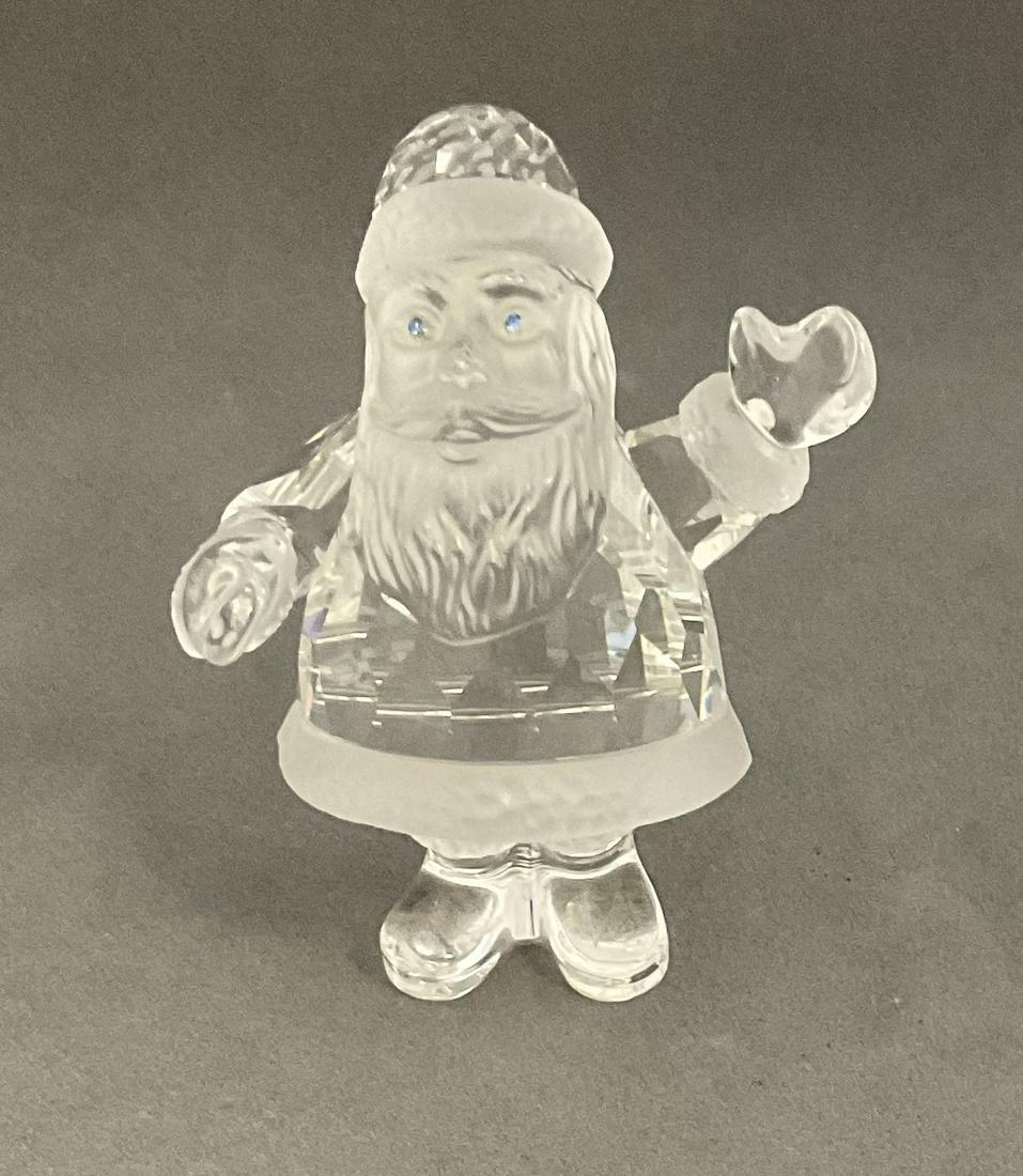 Swarovski Crystal Figurine Santa Number 7475NR000603: Swarovski Crystal Figurine, Santa, Number 7475NR000603, Unsigned, With Box, 2 3/4" H, Condition very good, see photographs