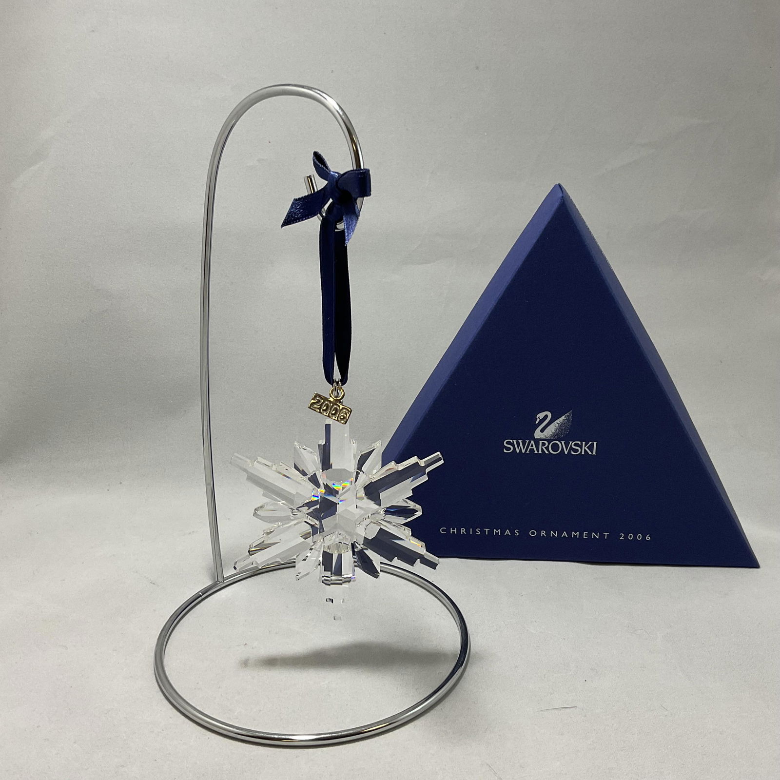 Group of 9 Swarovski Crystal Christmas Ornaments (1 of 5)