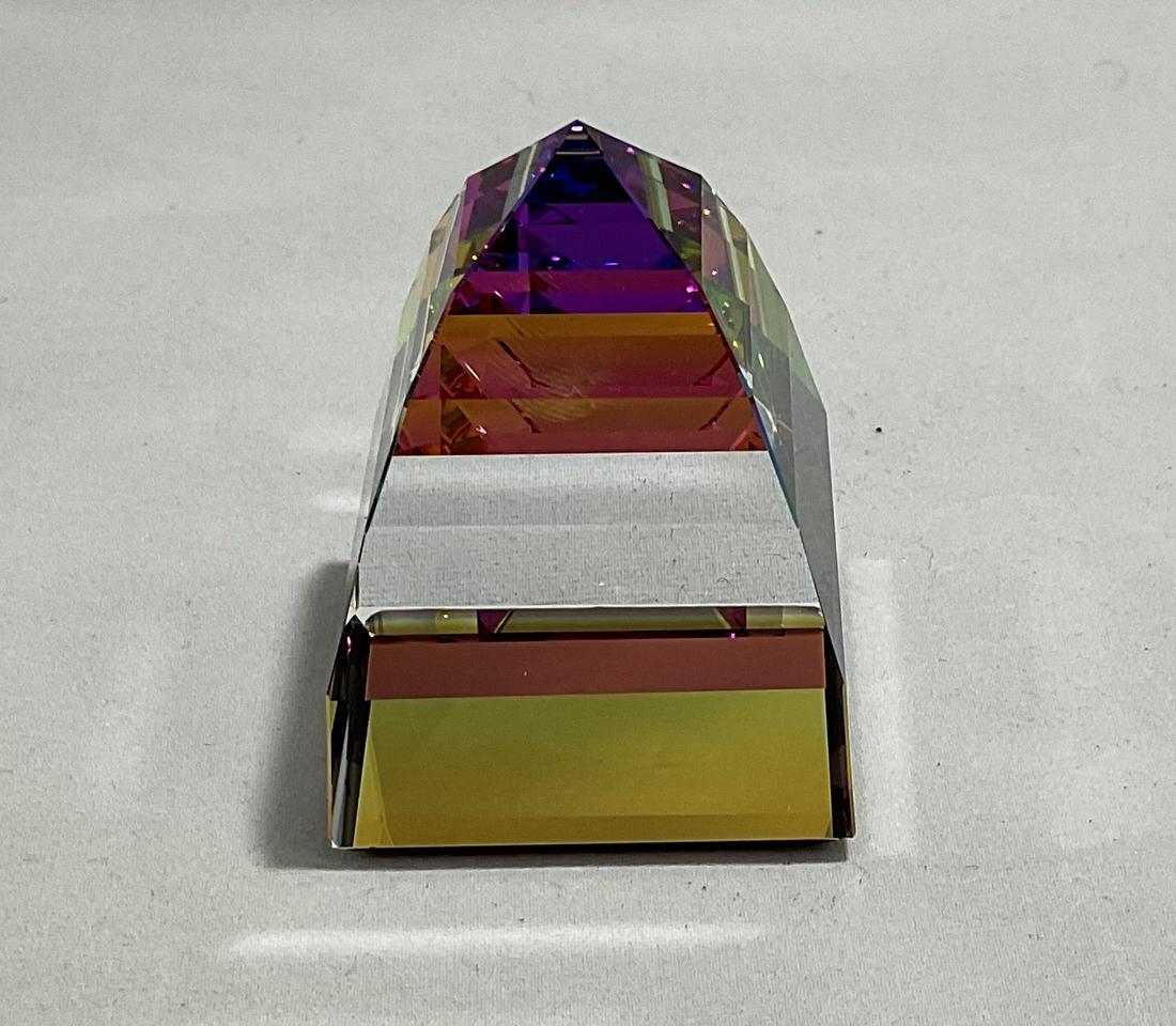 Swarovski Crystal Figurine Large Pyramid Paperweight (1 of 4)