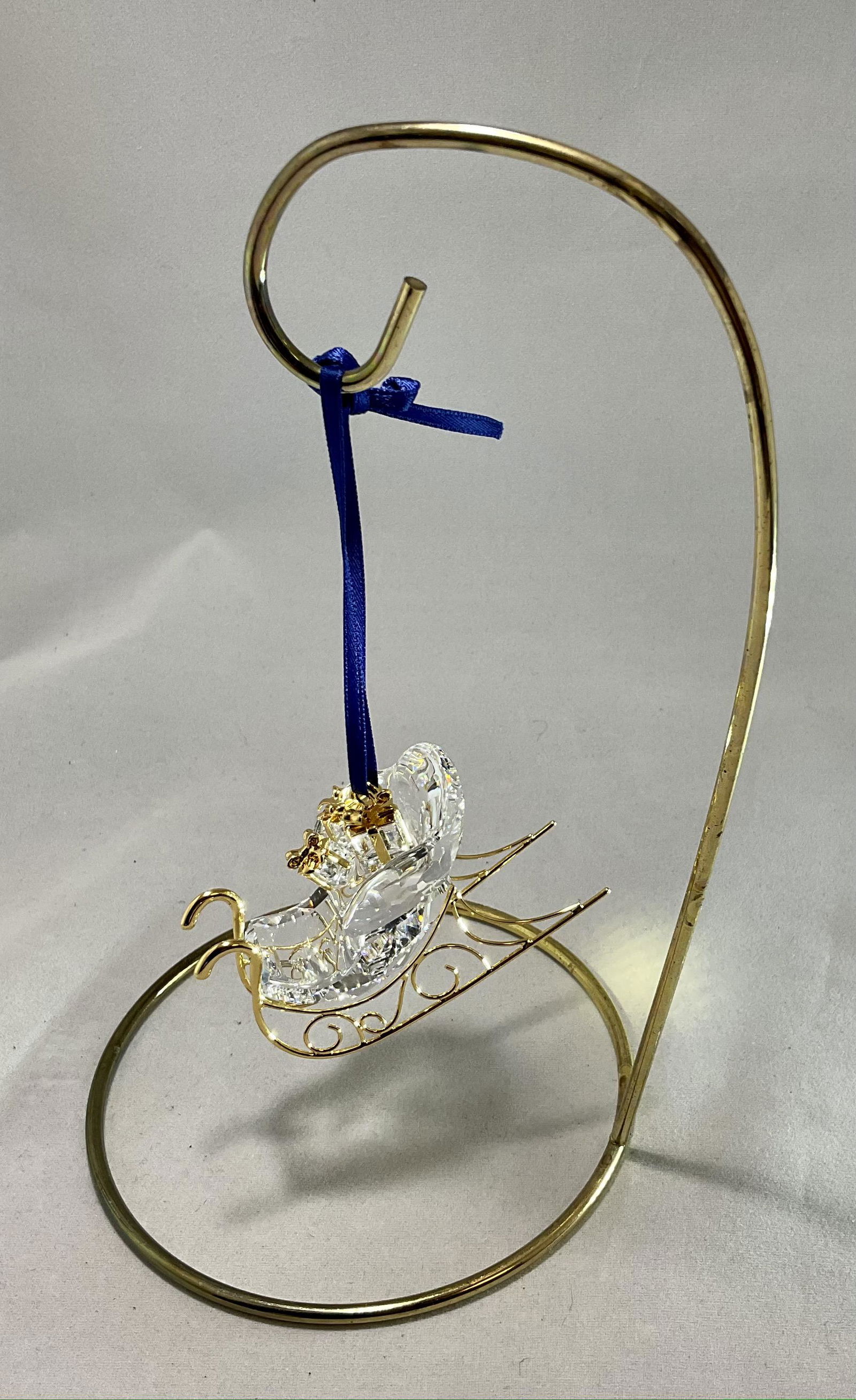 Swarovski Crystal Figurine Sleigh Ornament (1 of 3)