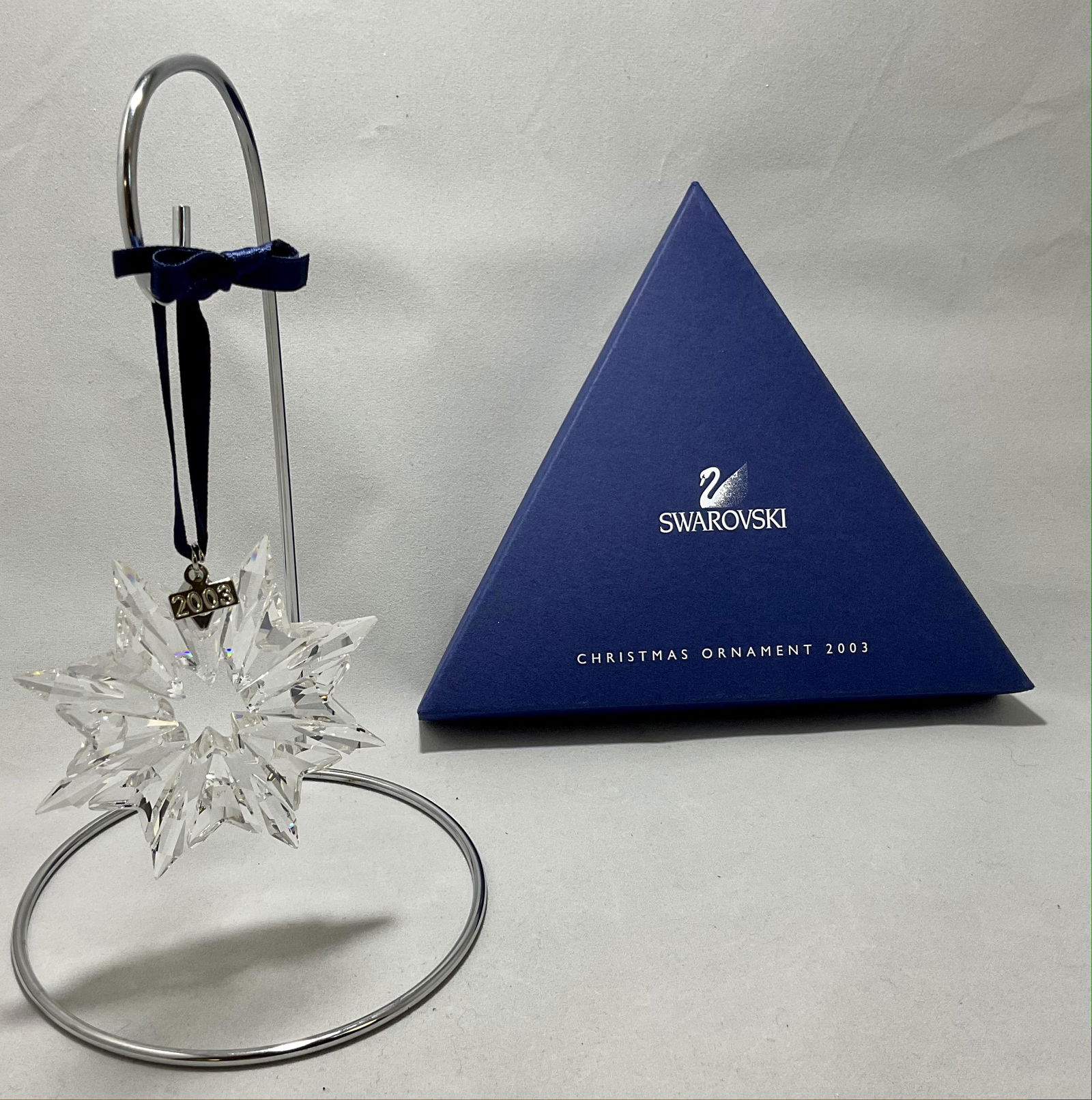 Swarovski Crystal Figurine 2003 Christmas Ornament Number 9445NR200301 (1 of 3)
