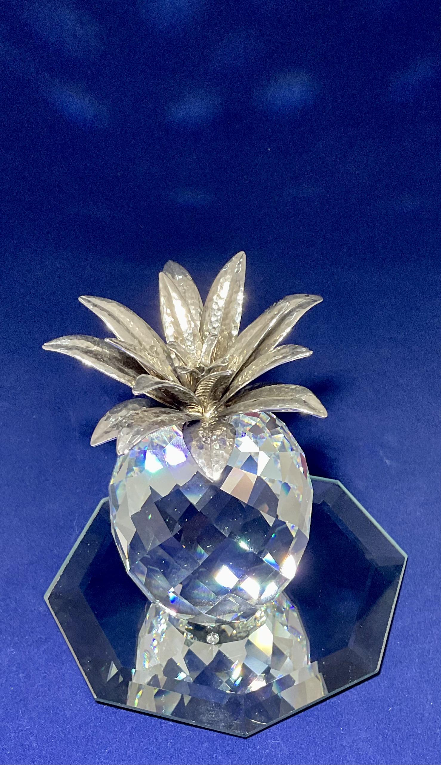 Swarovski Crystal Figurine Large Pineapple Rhodium Number 7507NR105002 (1 of 3)