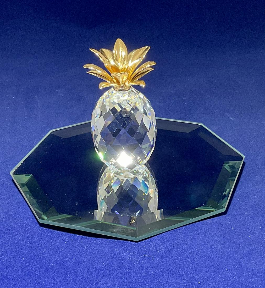 Swarovski Crystal Figurine Small Pineapple Rhodium Number 7507NR060002 (1 of 3)