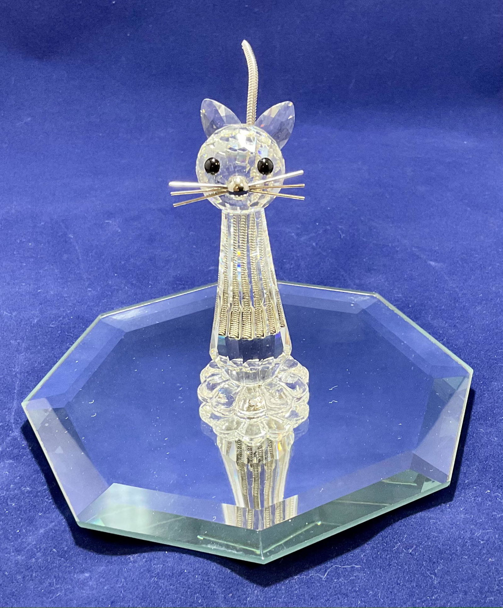 Swarovski Crystal Figurine Large Cat Number 7634NR70 (1 of 5)