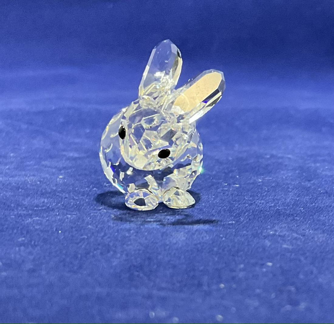 Swarovski Crystal Figurine Mini Lying Rabbit Number 7678NR030 (1 of 4)