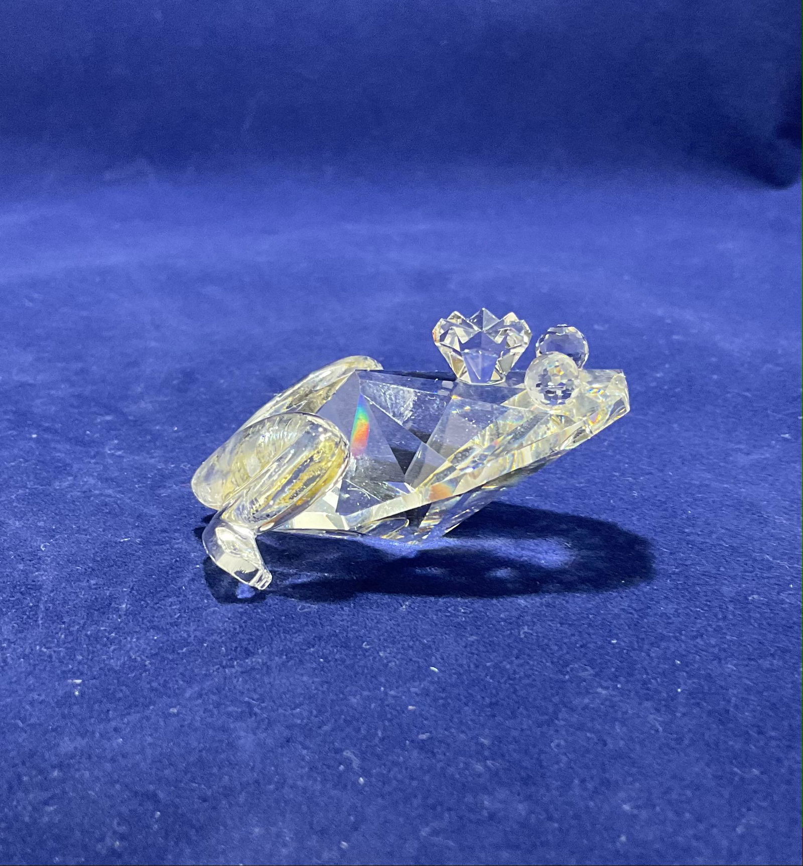 Swarovski Crystal Figurine Prince Frog with clear eyes Number 7642NR048000 (1 of 5)