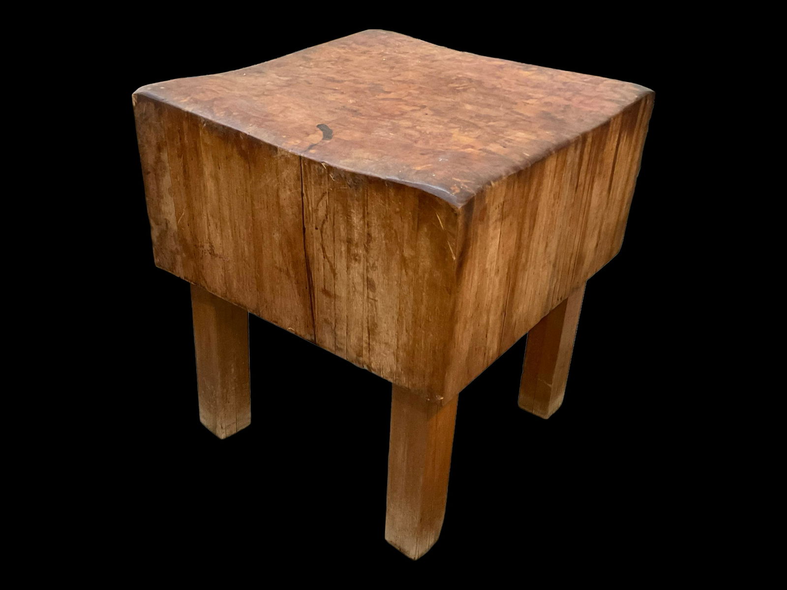 Antique Butcher Block Table (1 of 9)