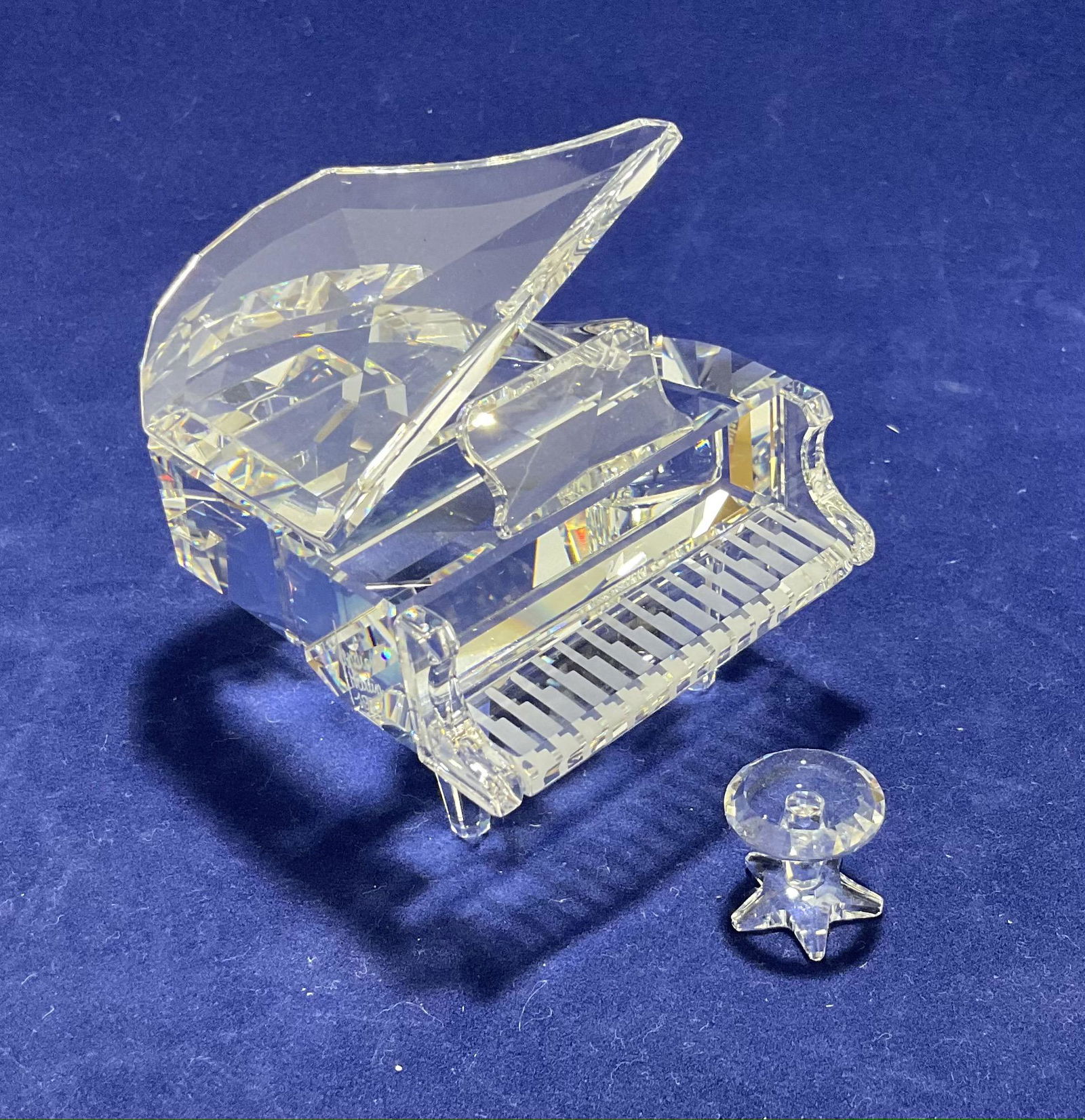 Swarovski Crystal Figurine Grand Piano w/Stool Number 7477NR000006 (1 of 6)