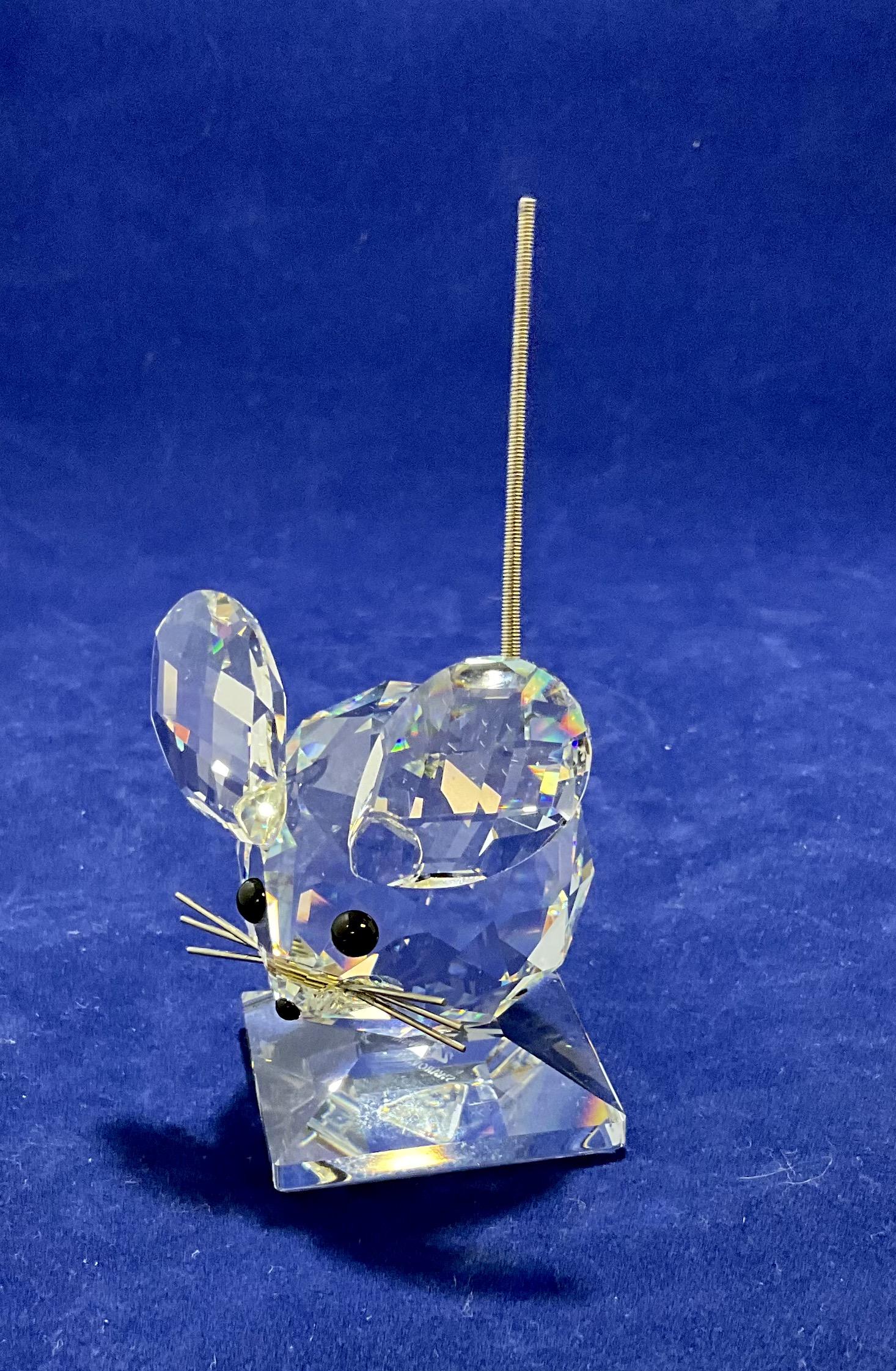 Swarovski Crystal Figurine King Size Mouse Number 7631NR060 (1 of 4)