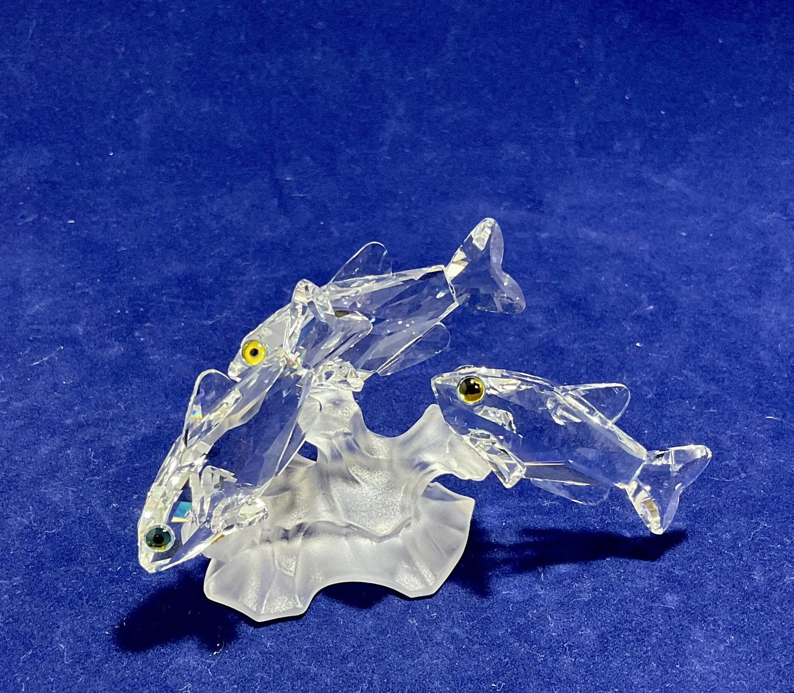 Swarovski Crystal Figurine Three South Sea Fish Number 7644NR057000 (1 of 4)