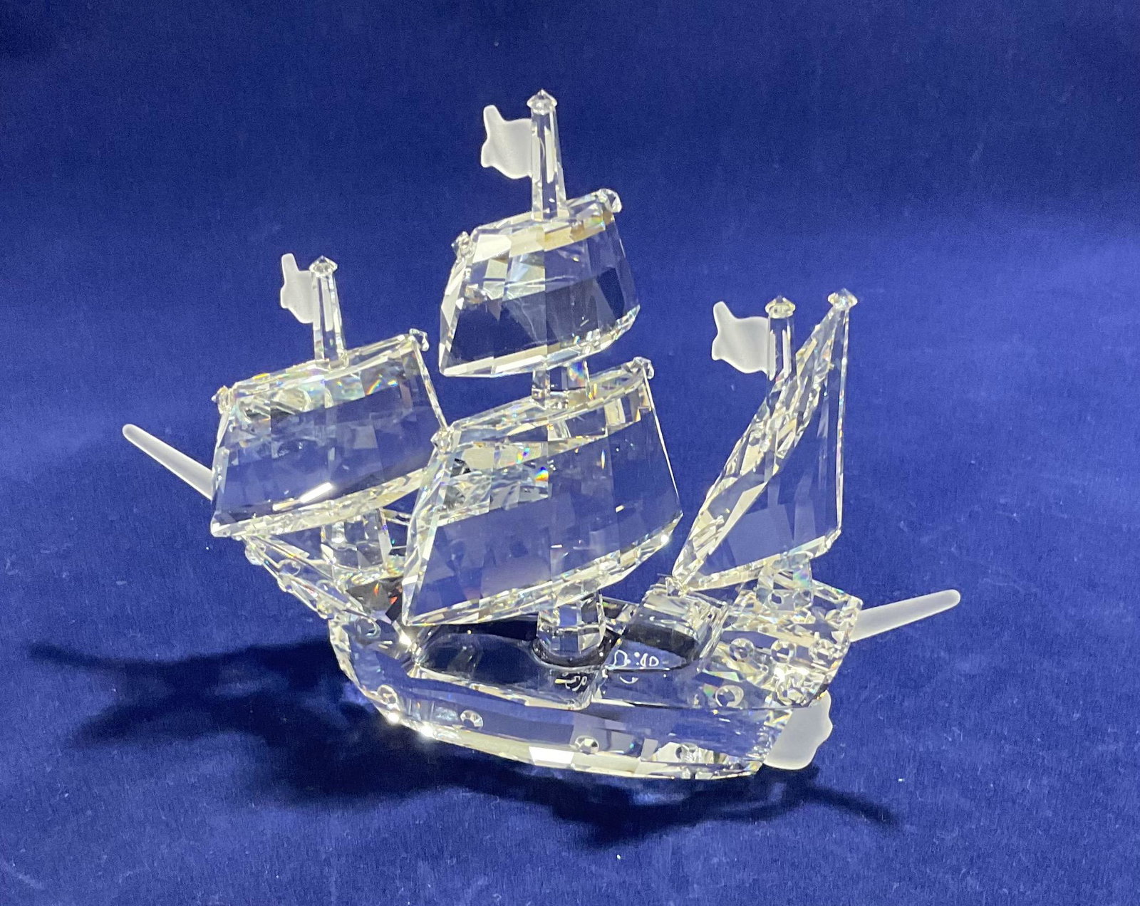 Swarovski Crystal Figurine Santa Maria: Swarovski Crystal Figurine, Santa Maria, Number 7473NR000003, Unsigned, With Box, Measures 3 1/2" H, Condition very good, see photographs