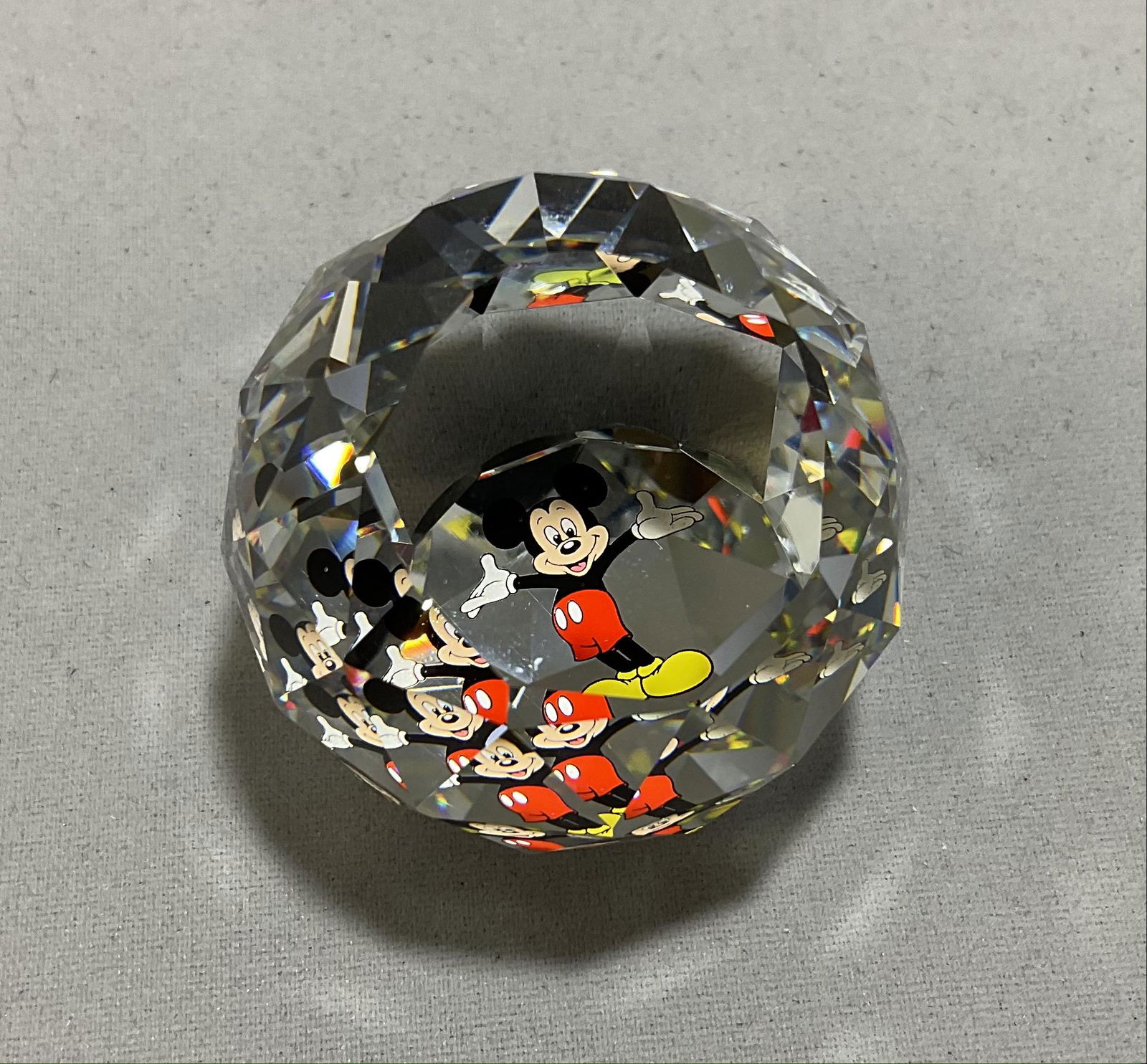 Swarovski Crystal Mickey Mouse 40mm Paperweight (1 of 4)