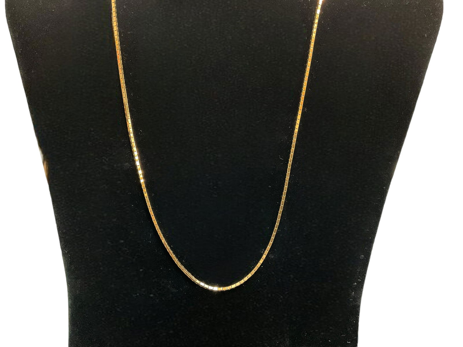 Balestra 18 kt Yellow Gold 18" Box Chain Necklace (1 of 4)
