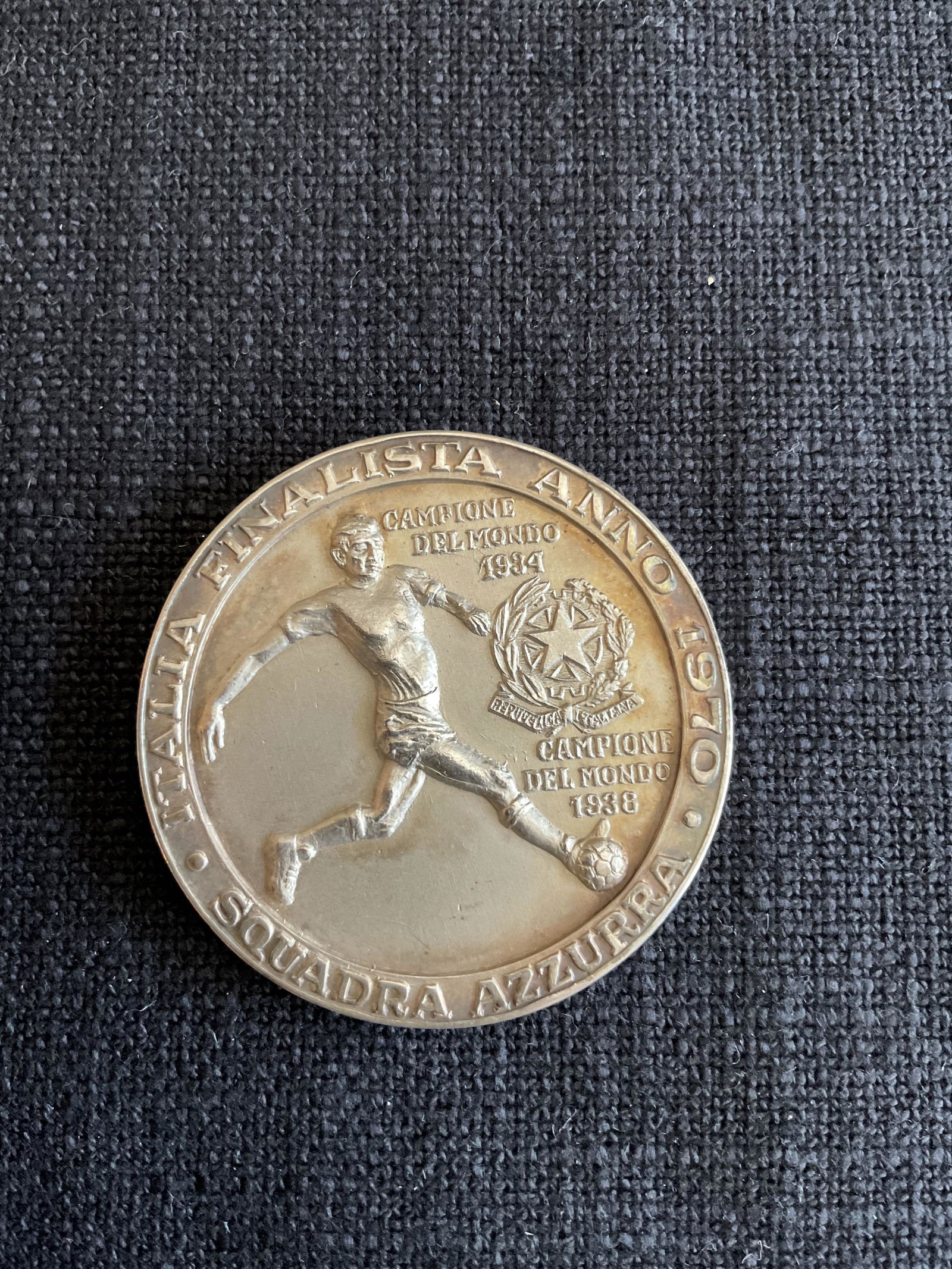 1970 Mexico World Cup Silver Medal Italia Finalista (1 of 3)