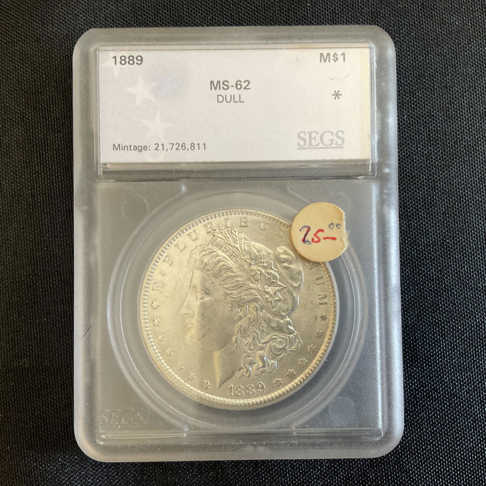 1889 Morgan Silver Dollar MS62 (1 of 2)