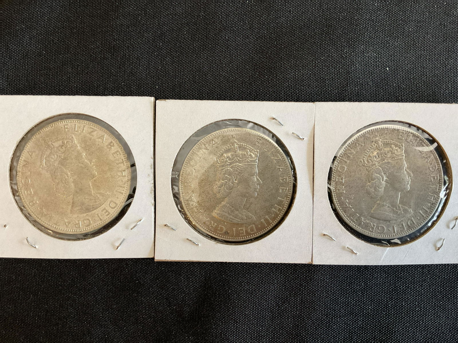 Group of 3 Bermuda 1964 1 Crown Silver Coin (1 of 2)