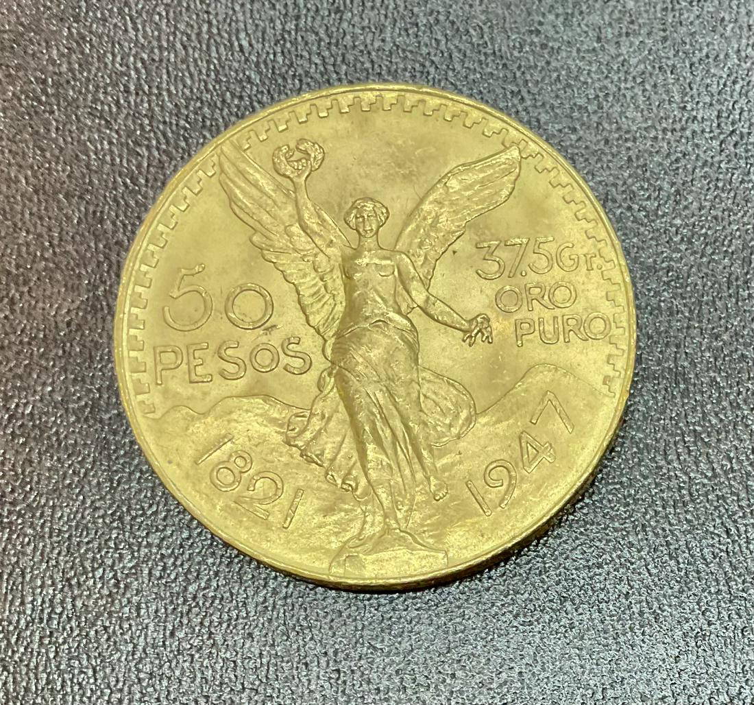 1947-mexico-50-peso-gold-coin-auction