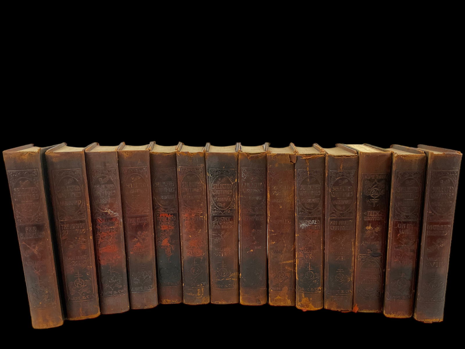 14 Volume Elbert Hubbard Selected Writings with Mounted Plates (1 of 13)
