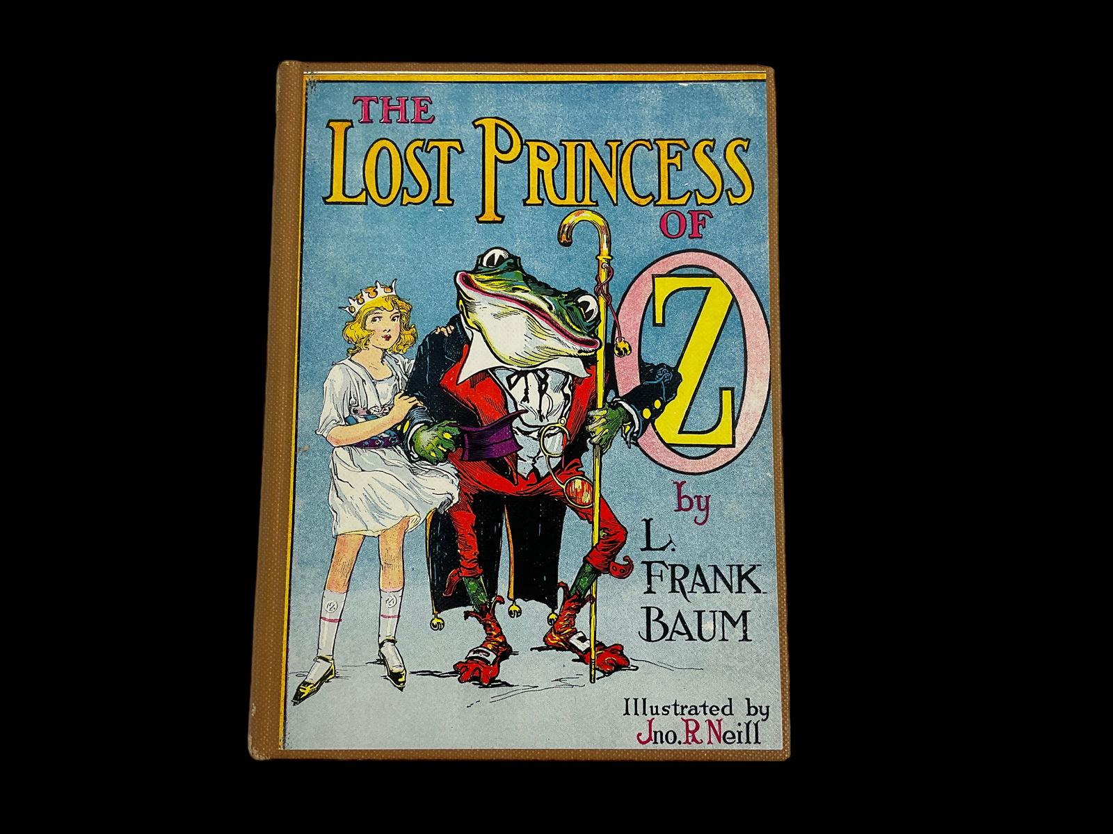 The Lost Princess Of Oz by L. Frank Baum, 1917: The Lost Princess Of Oz by L. Frank Baum, 1917, Published by The Reilly & Lee Co. Chicago, Illustrated by John R. Neill, No Dust Jacket, Tan Cloth Cover, 312 pp. Condition good some scuffs on bind