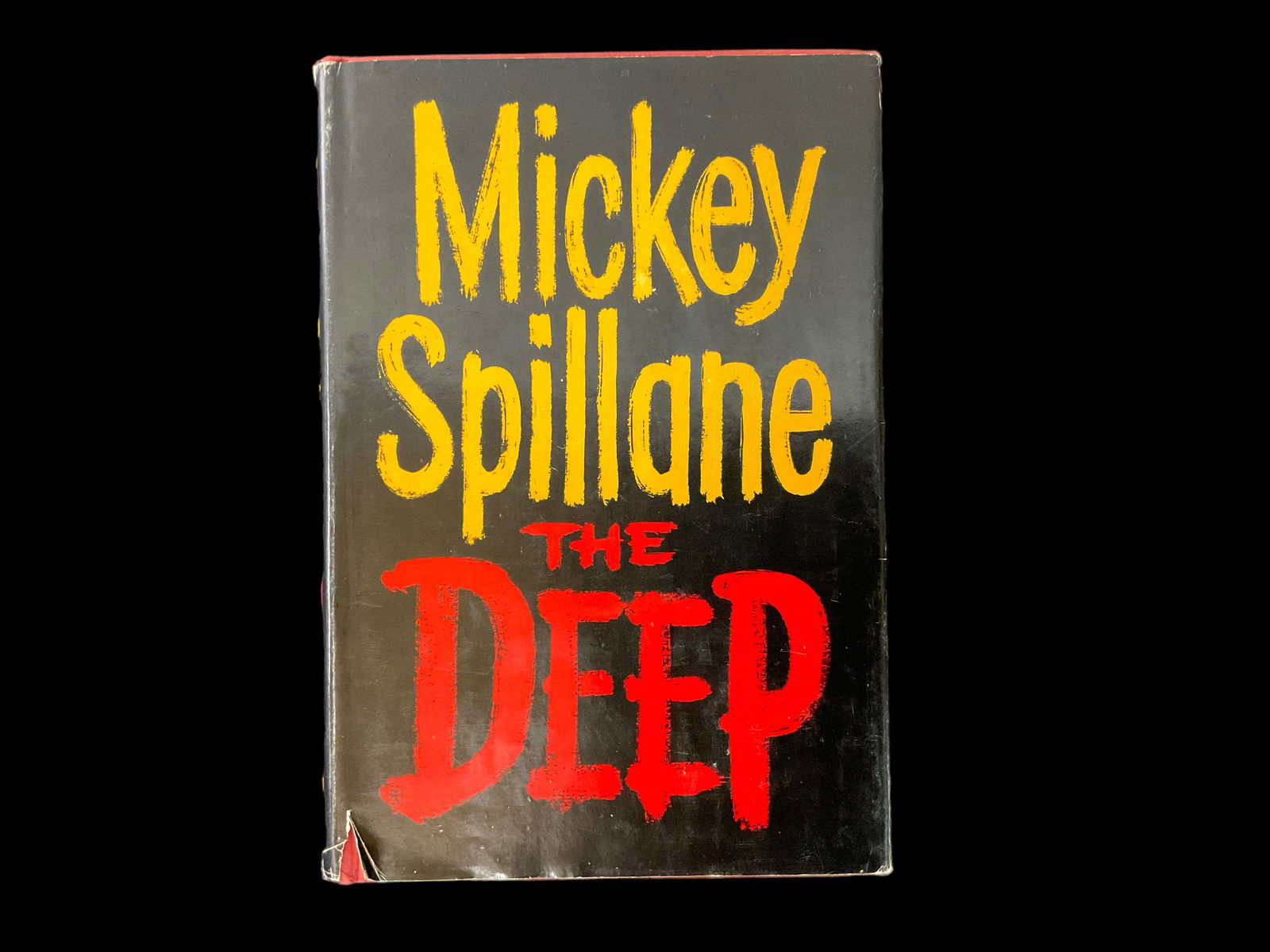 Mickey Spillane "The Deep" First Edition Signed 1961 (1 of 10)