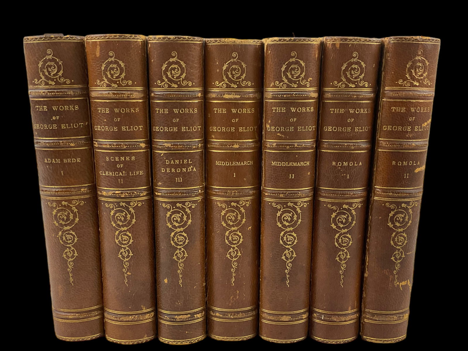 Group of 7 Books, The Works of George Eliot (1 of 7)