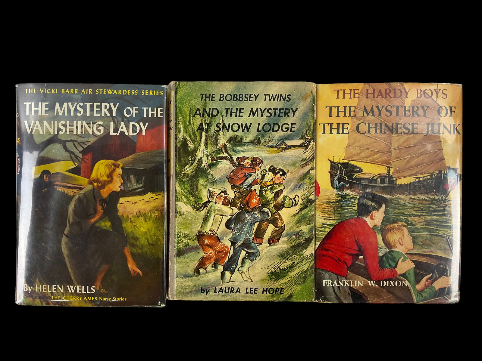 Group of 3 Hardy Boys, Bobbsey Twins, and Vicki Barr Air Stewardess Books (1 of 12)