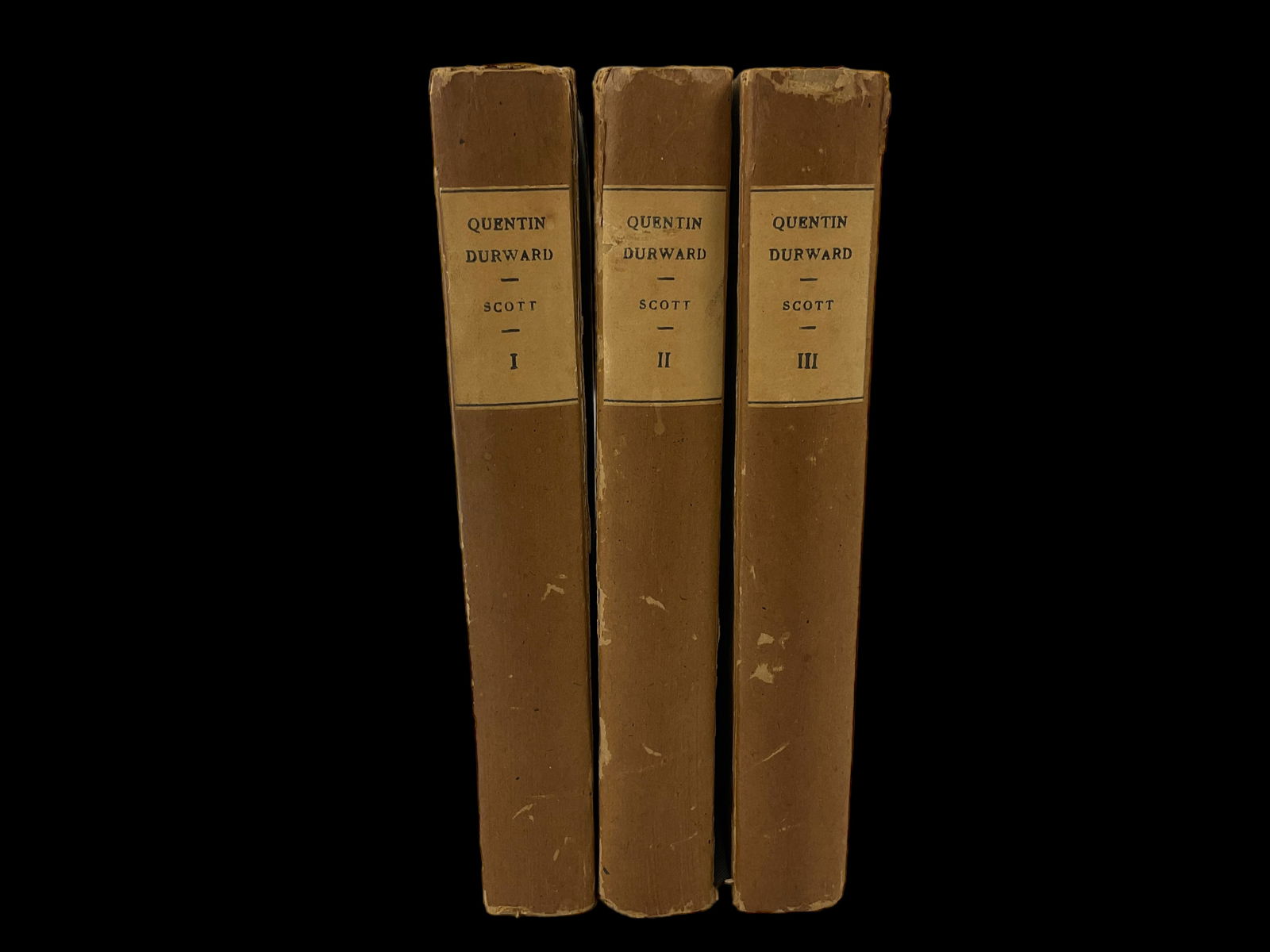 3 Volume Set, Quentin Durward by Sir Walter Scott, 1823 (1 of 15)