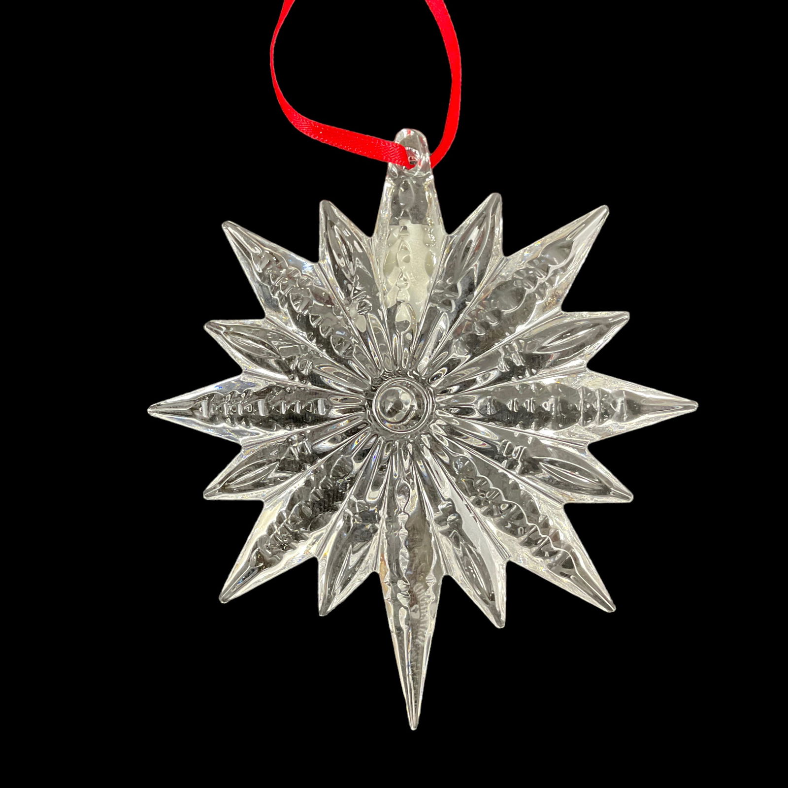 Waterford Crystal Snowflake Ornament with Original Box (1 of 3)