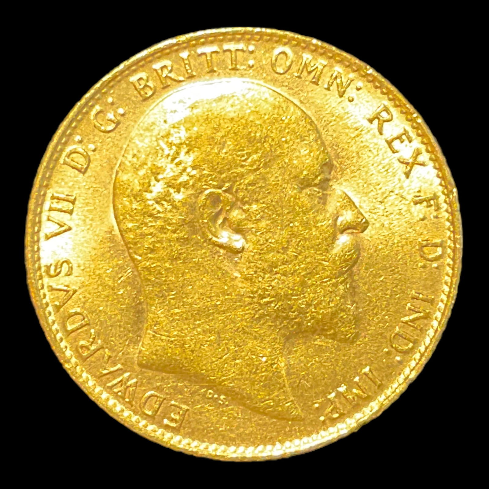 UK 1907 Gold Sovereign King Edward VII (1 of 2)