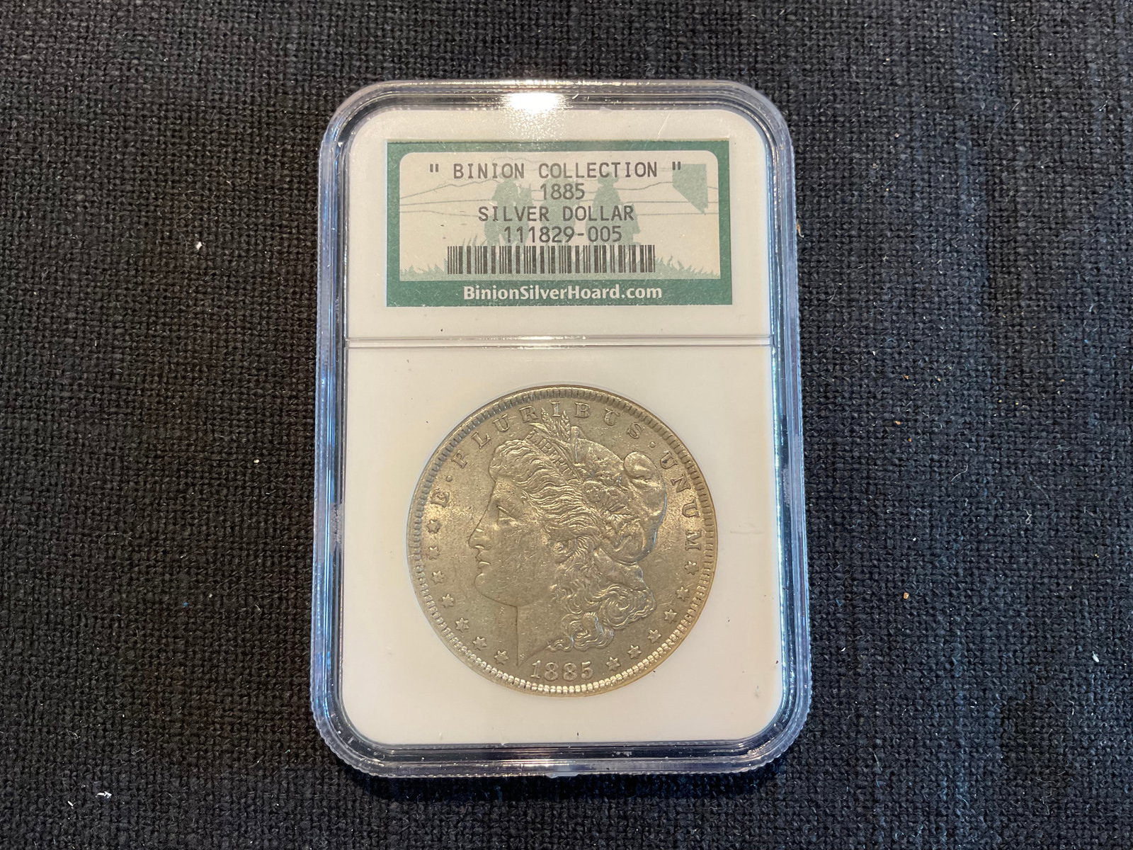 1885 Morgan Silver Dollar Binion Silver Hoard Collection in NGC Holder (1 of 4)