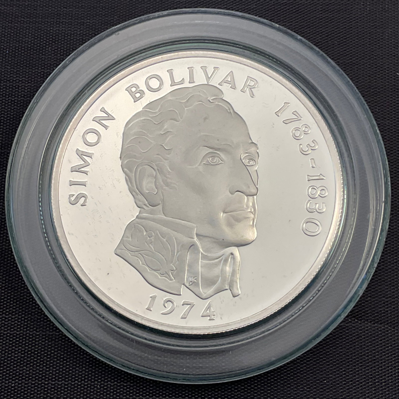Republic of Panama 1974 20 Balboas Sterling Silver Coin with COA (1 of 6)