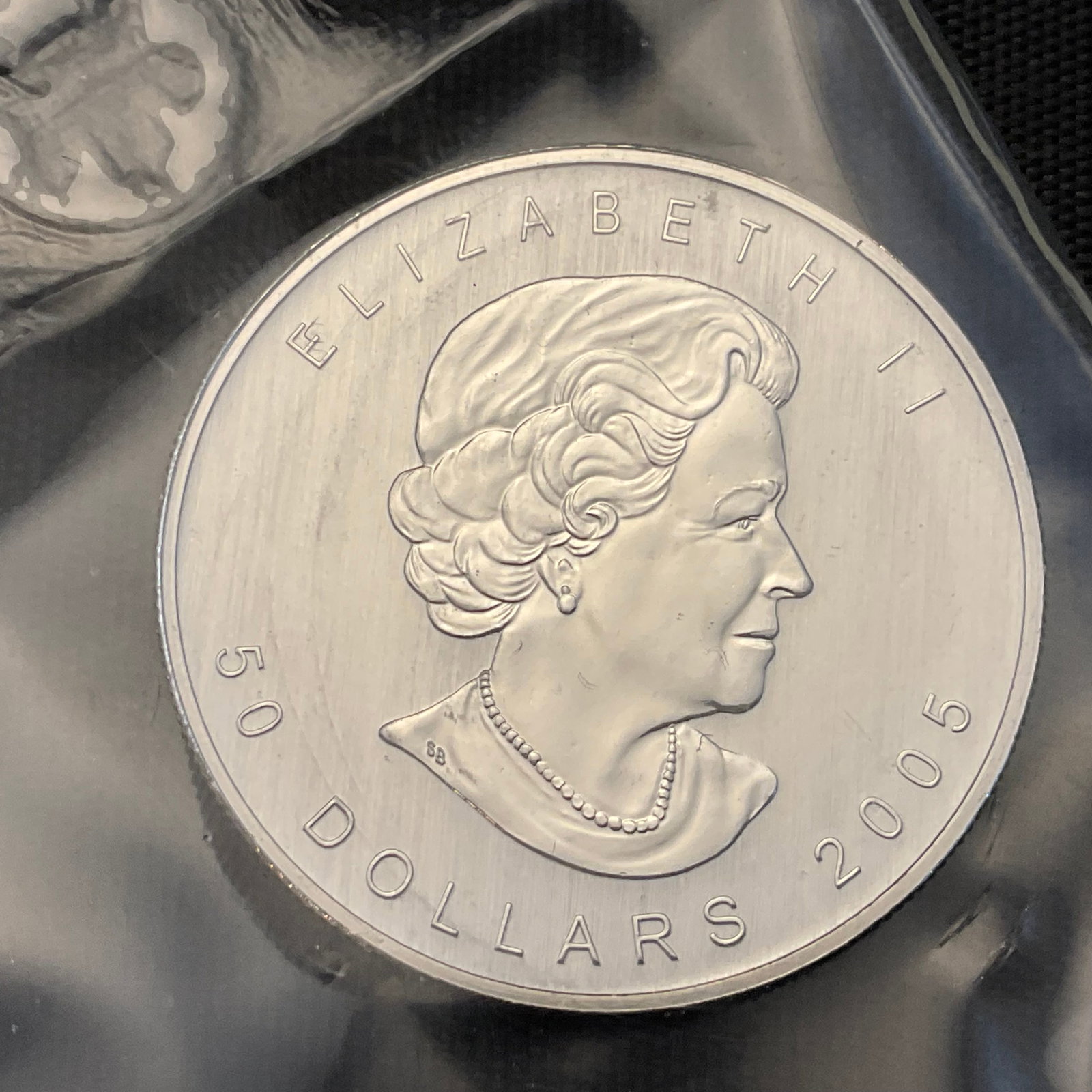 2005 Canada 50 Dollar Maple Leaf 1 oz .9995 Palladium Coin Sealed #13 (1 of 4)