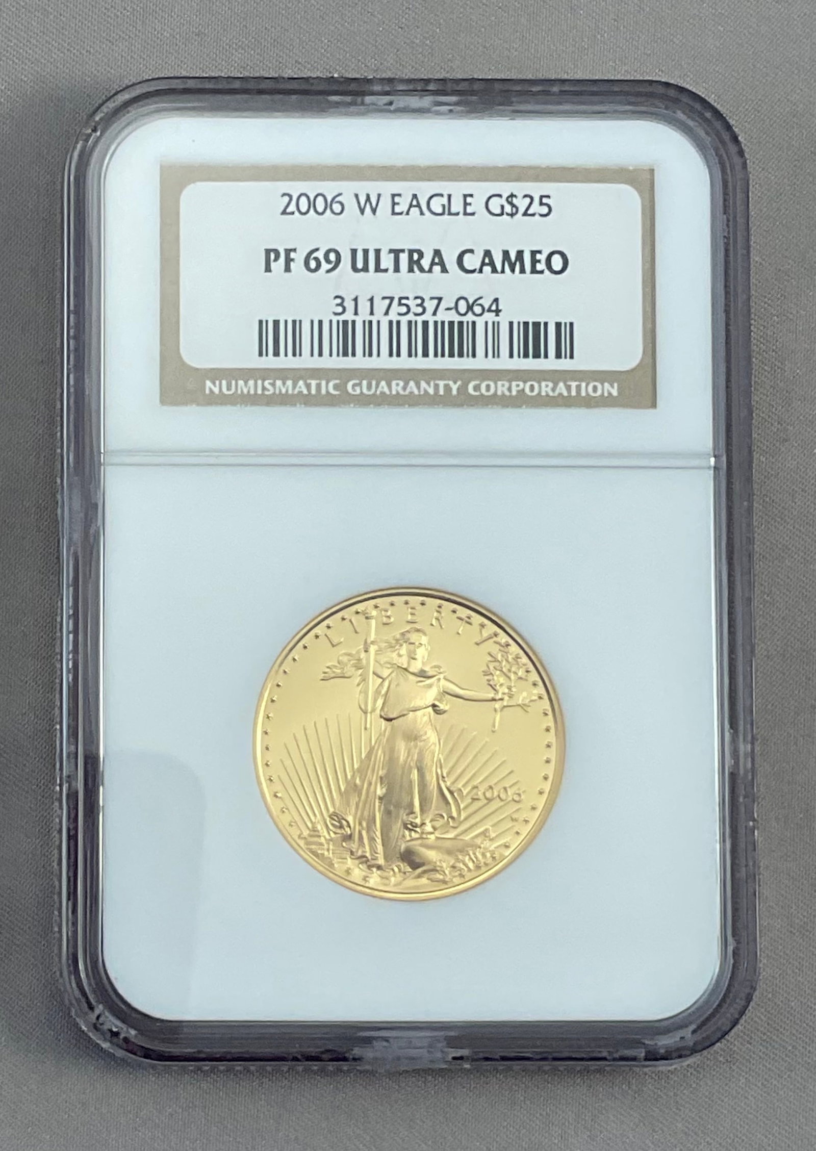 2006 W Eagle $25 Gold Coin NGC PF 69 Ultra Cameo 1/2 oz Fine Gold (1 of 5)