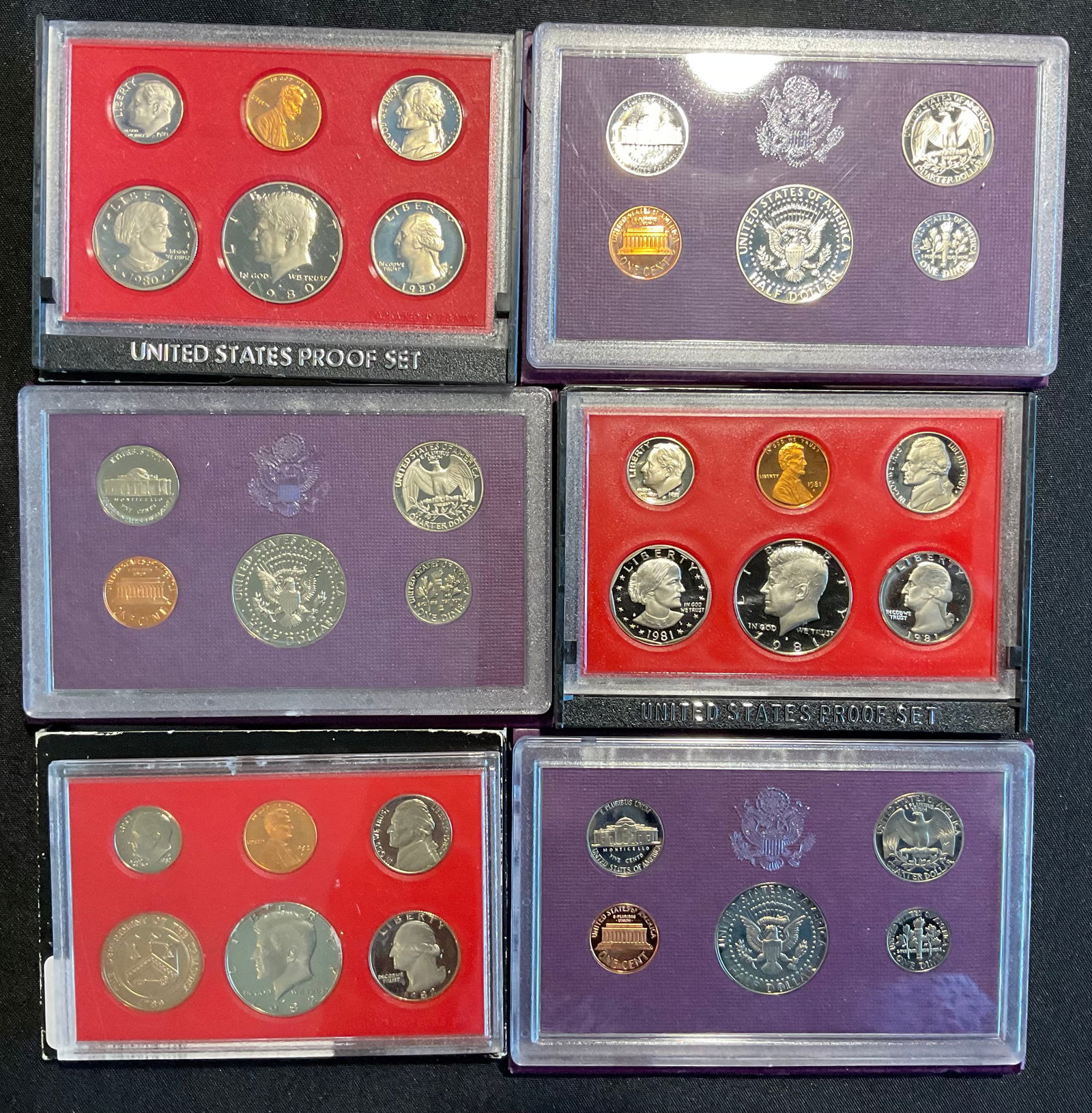 Group of 24 US Mint Proof Sets (1 of 5)