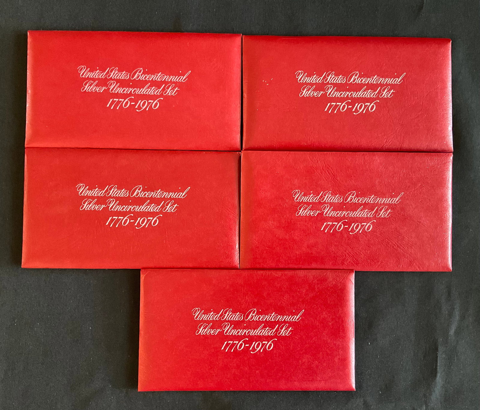5 US Bicentennial Silver Uncirculated Sets, 1776-1976 (1 of 3)