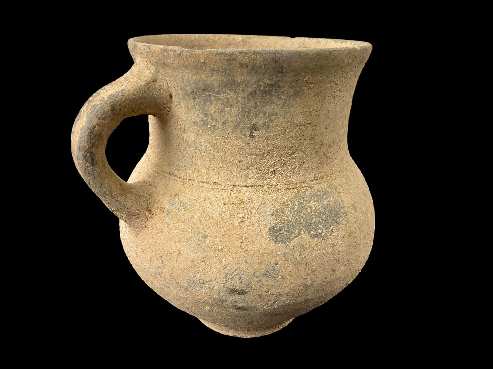 Ancient Holy Land Terracotta Handled Vessel (1 of 16)