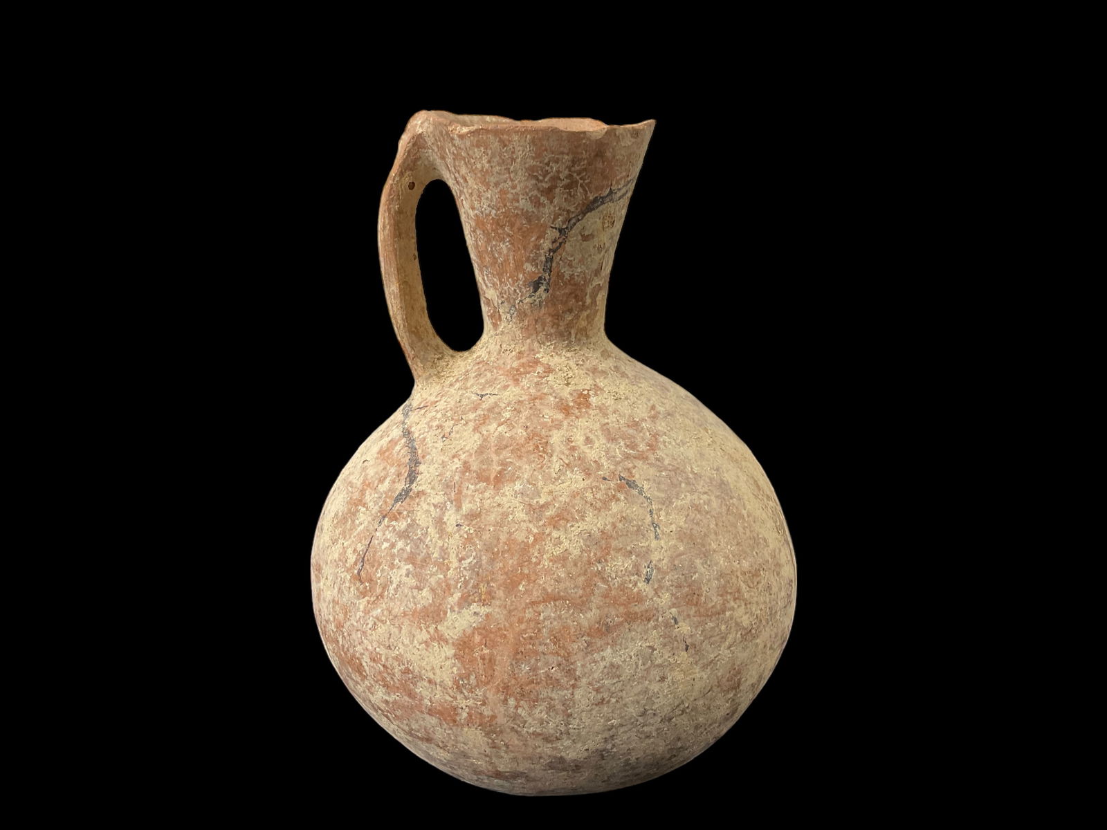 Ancient Holy Land Terracotta Handled Jug (1 of 19)