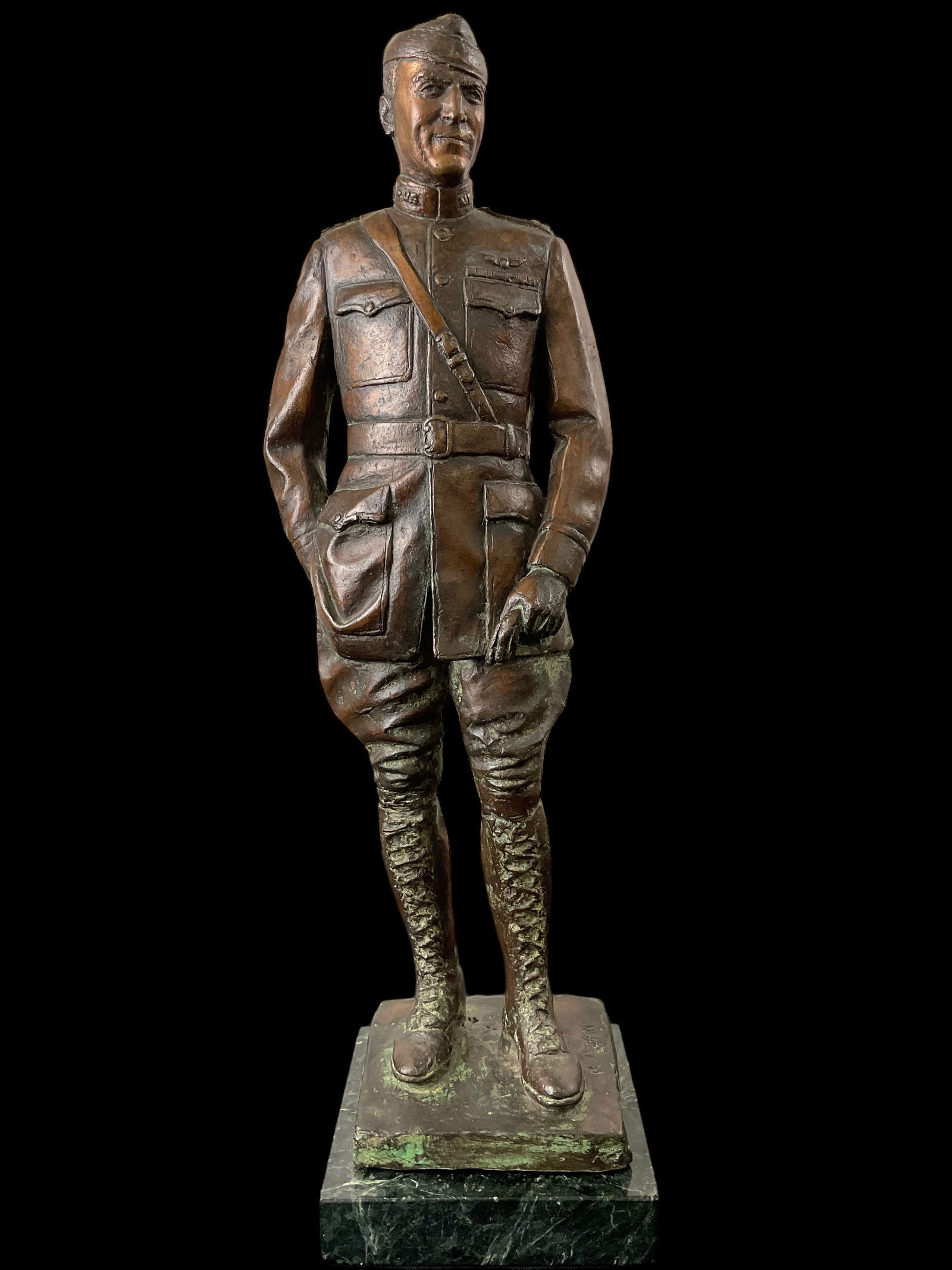 Bronze Soldier Statuette by Robert Dean (1 of 8)